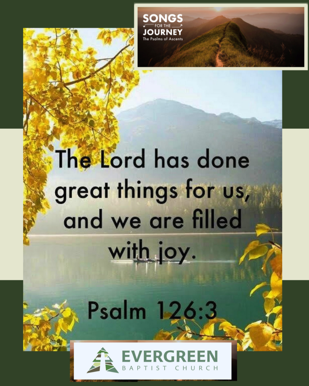 Journey to Joy … (#7 of&nbsp;15)