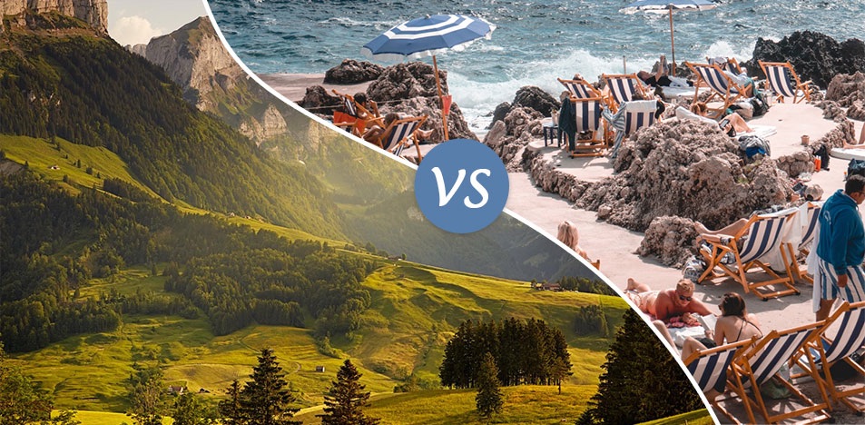 Beach vs Mountains