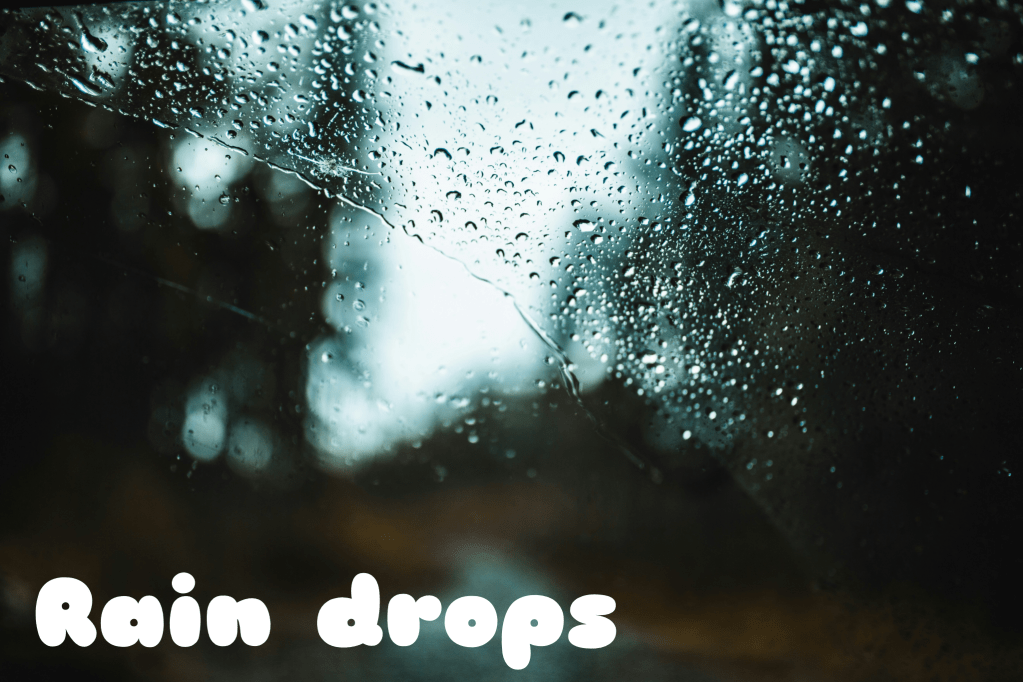 Paths of the Rain drops